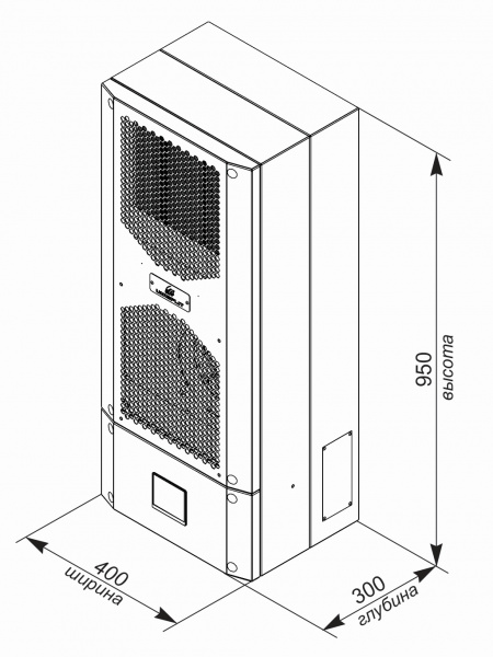 Кондиционер для шкафа настенный UNISPLIT MHW-210S(1) UNIcontroller